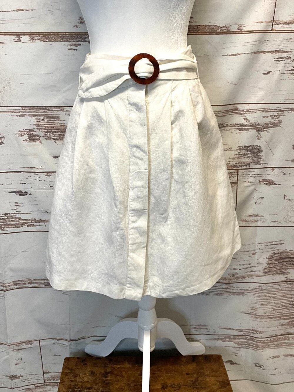 Massimo Dutti Belted Mini Skirt